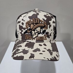 Brown and Cream Cattle Camouflage Trucker Hat